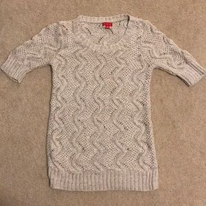 Elle woven sweater with sparkle